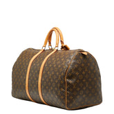 ルイ ヴィトン モノグラム キーポル55 ボストンバッグ トラベルバッグ 旅行用バッグ M41424 ブラウン PVC レザー レディース LOUIS VUITTON 【中古】